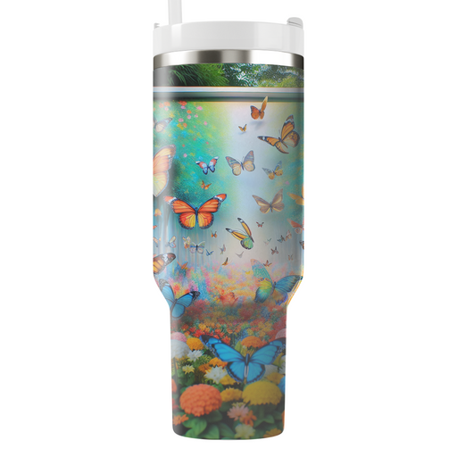 Vibrant Butterfly Garden  Tumblers For Gifts