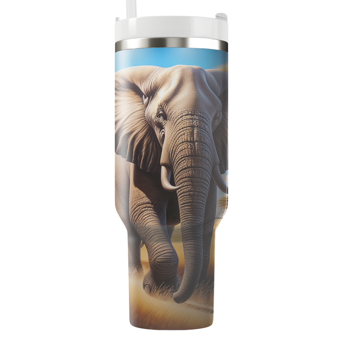 Wild Elephant Journey  Decorative Tumblers