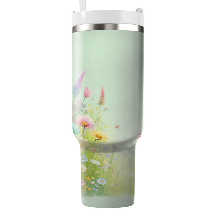 Spring Meadow Magic  Tumblers With Lids