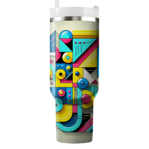 80s Abstract Geometrics  Tumblers For Gifts