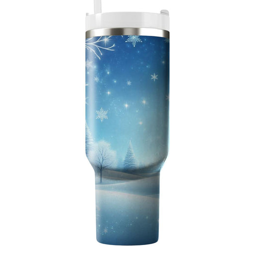 Winter Wonderland Glistening  Custom Tumblers