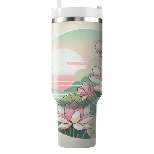 Peaceful Lotus  Custom Tumblers