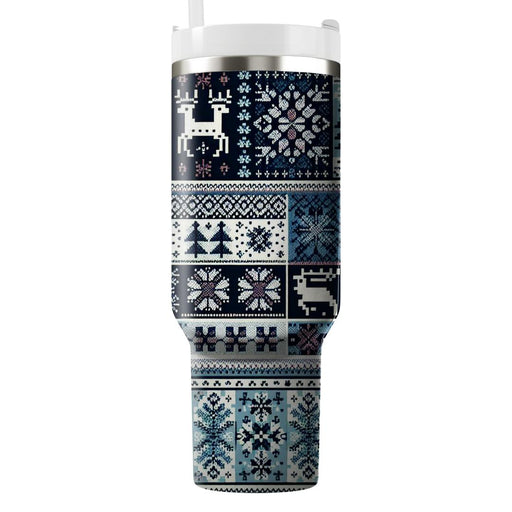 Winter Nordic Knits  Custom Tumblers