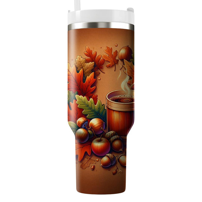 Autumn Leaves And Cider  Insulated Tumblers