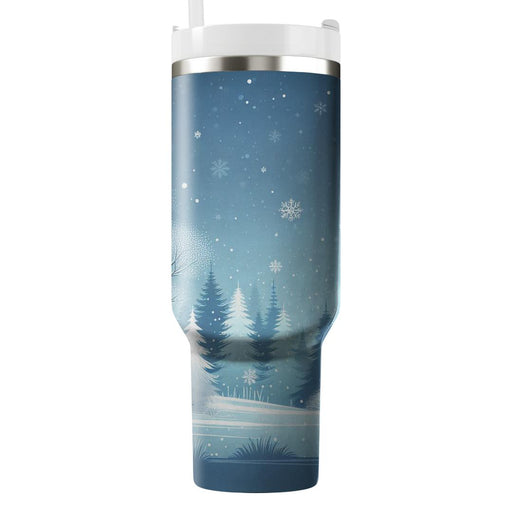 Winter Woodland Serenity  Decorative Tumblers