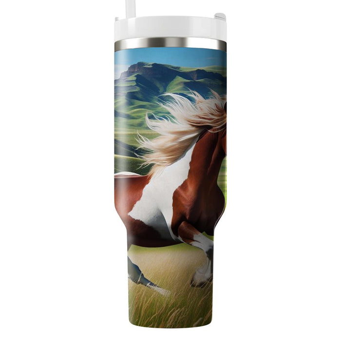 Wild Mustang Plains  Tumbler Cups