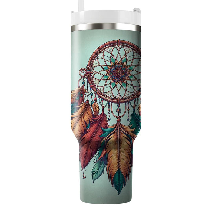 Vintage Bohemian Dreamcatcher  Tumbler Cups