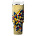 Geometric Mosaic Radiance  Travel Tumblers