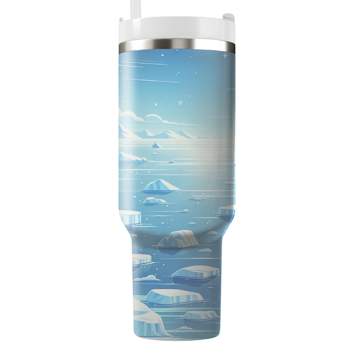 Winter Arctic Serenity  Personalized Tumblers