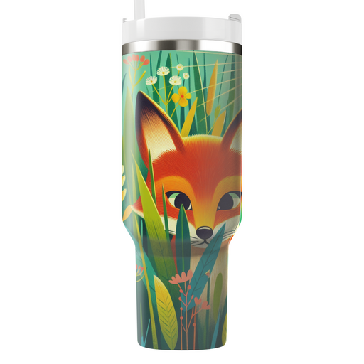 Cunning Fox Hideaway  Tumblers With Lids