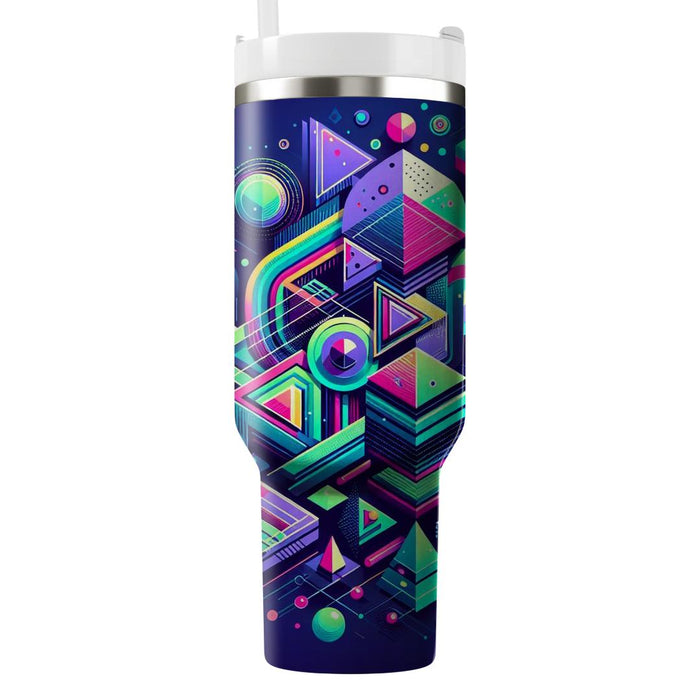 Geometric Synth  Custom Tumblers