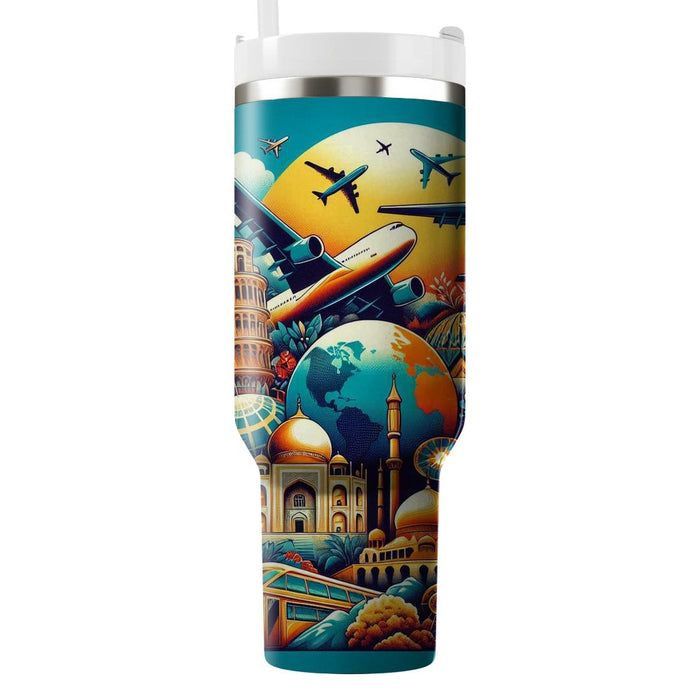 Wanderlust Dreams - A Festival Of Travel  Custom Tumblers