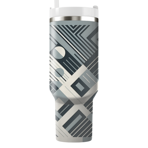 Minimalist Crosshatch Decorative Tumblers