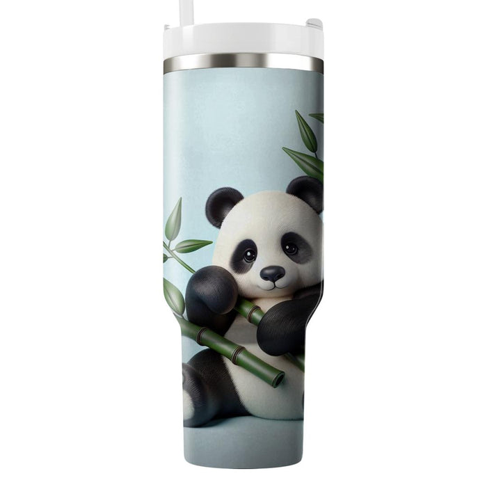 Serene Panda Haven  Personalized Tumblers