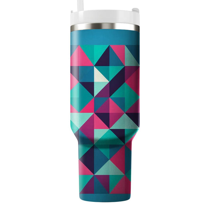 Geometric Triangle  Personalized Tumblers