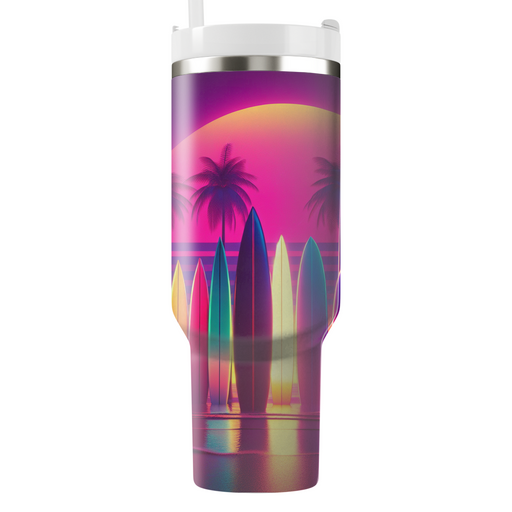 Synthwave Surf  Custom Tumblers