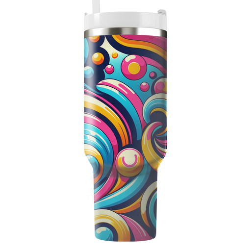 Groovy Swirls Travel Tumblers