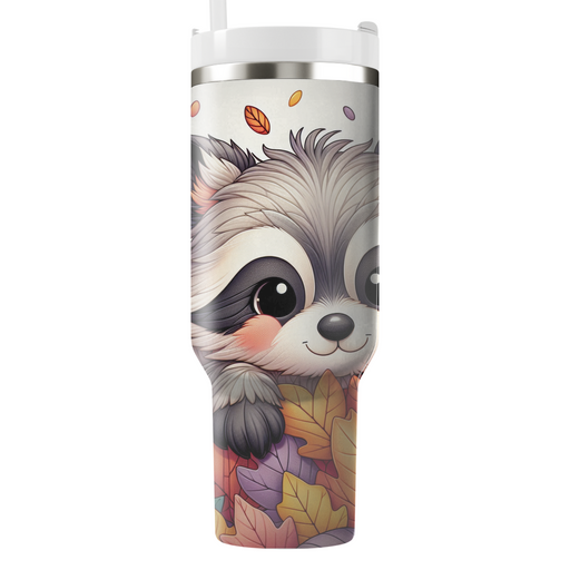 Whimsical Raccoon Mischief  Tumblers For Gifts