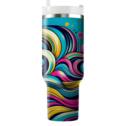  Wave  Tumblers With Lids