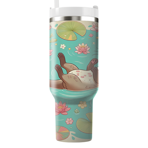 Adventurous Otter Play  Personalized Tumblers