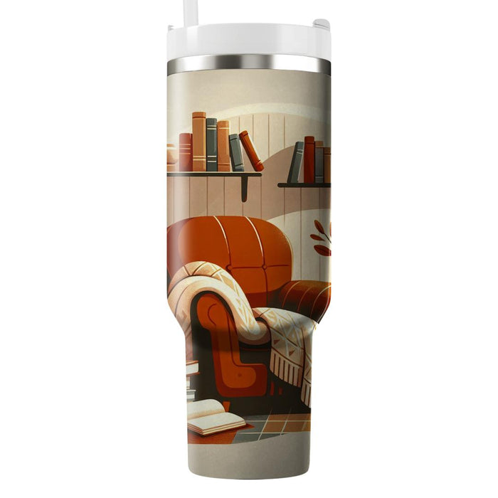 Autumn Cozy Reading Nook  Decorative Tumblers