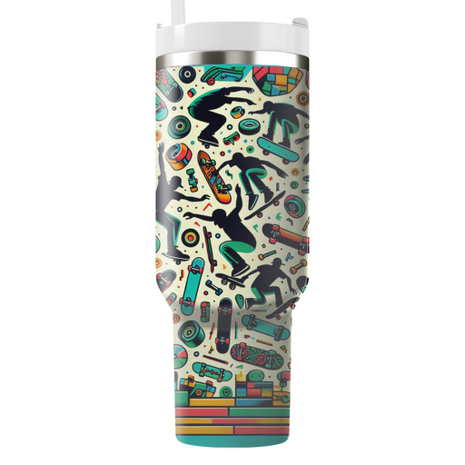 Vintage Skateboard Culture  Tumbler Cups