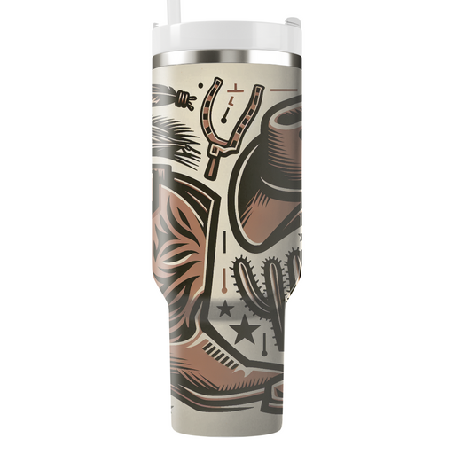 Wild West Cowboy  Personalized Tumblers