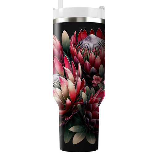 Vibrant Protea Passion  Unique Tumblers