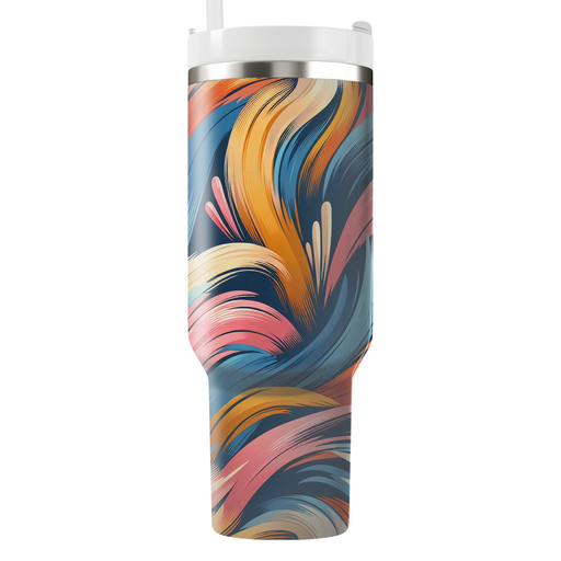 Artistic Brush Stroke  Custom Tumblers