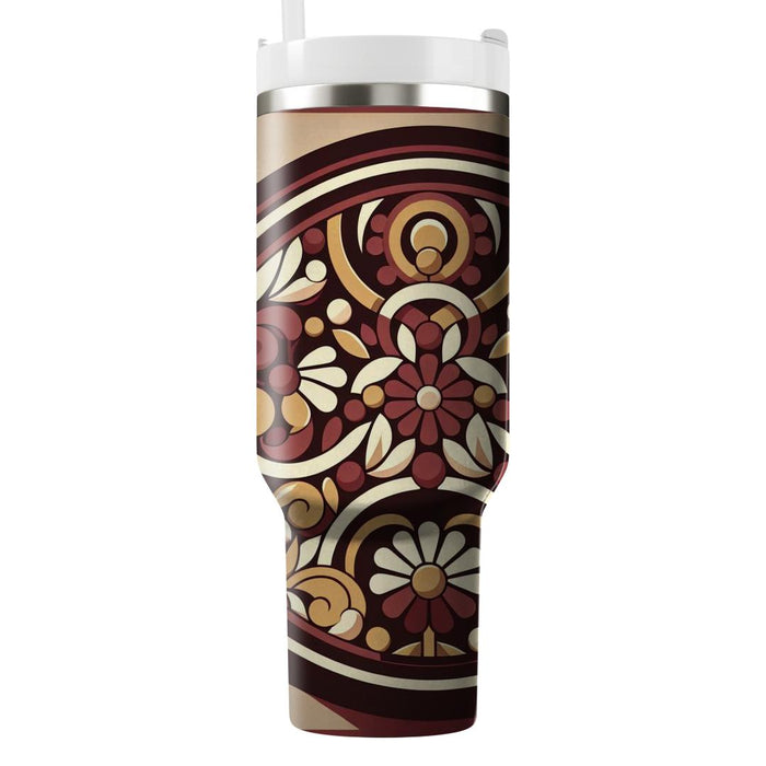 Vintage Plaid Pattern  Travel Tumblers