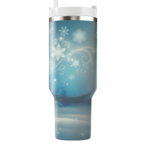 Winter Snowflake Magic  Personalized Tumblers