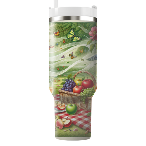 Spring Breeze Picnic  Personalized Tumblers