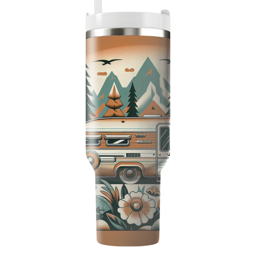 Vintage Caravan Adventures Decorative Tumblers