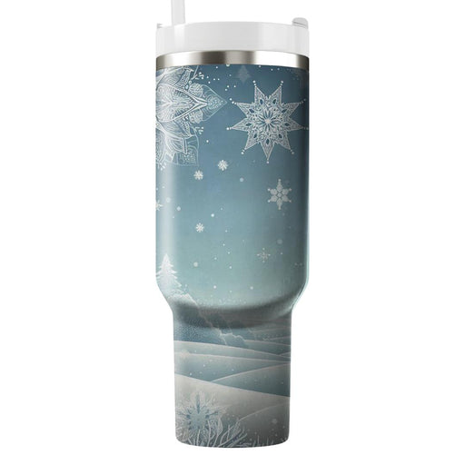 Winter Snowdrift Magic  Tumbler Cups