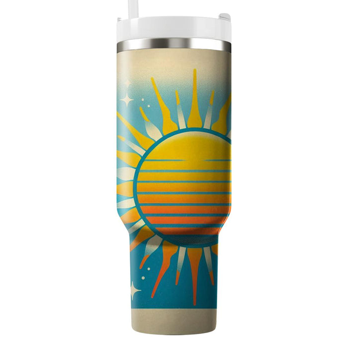 Vintage Sunshine  Travel Tumblers