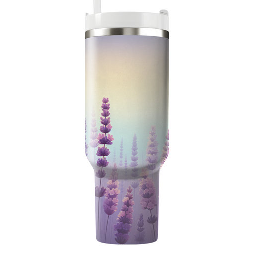 Sunkissed Lavender Fields  Tumblers With Lids