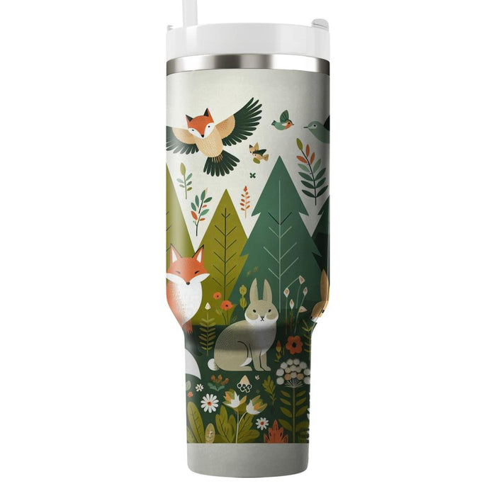 Whimsical Forest Animals  Tumblers For Gifts