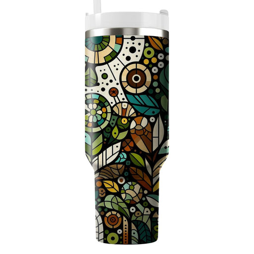 Vivid Nature Mosaic  Insulated Tumblers