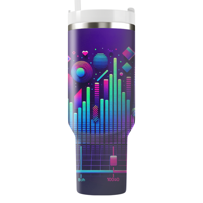 Retro Waveform  Personalized Tumblers