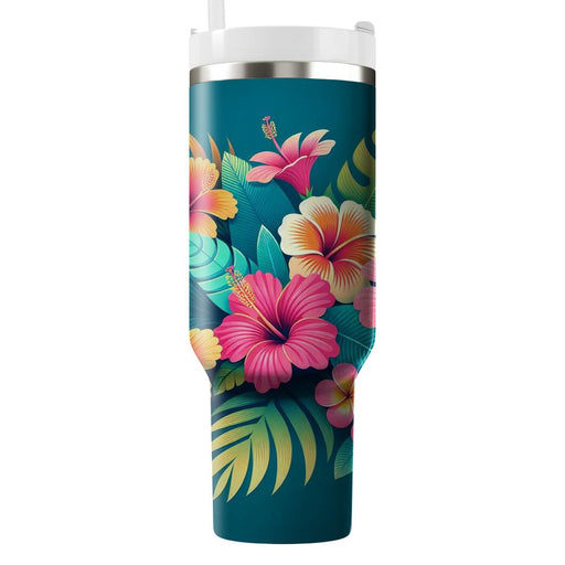 Tropical Floral Fantasy  Tumbler Cups