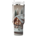 Winter Cozy Cabin  Personalized Tumblers