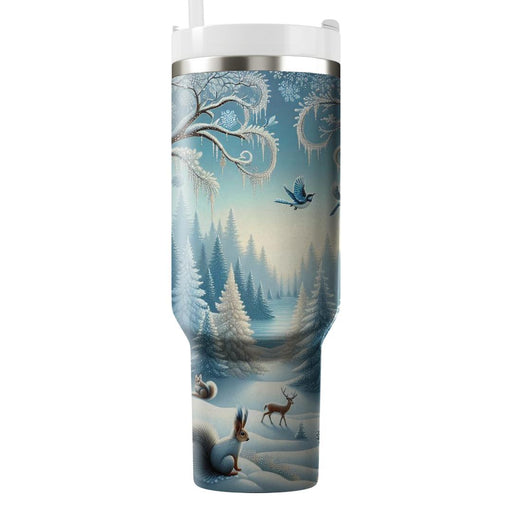 Winter Forest Wonderland  Unique Tumblers