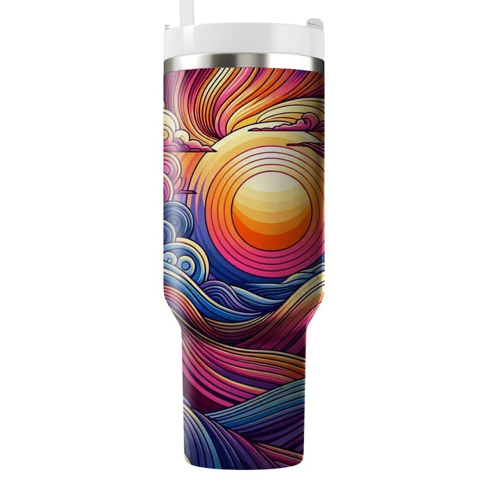  Sunset  Unique Tumblers