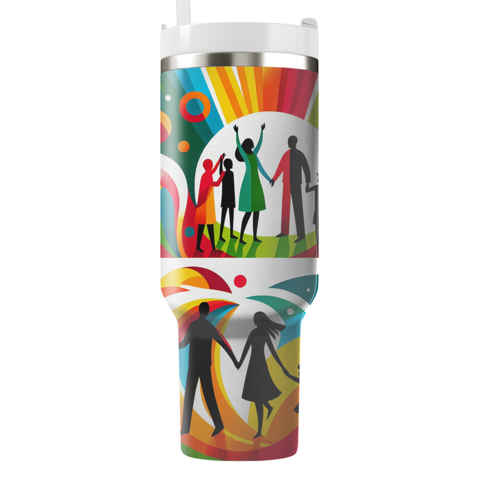 Vibrant Bonds - International Day Of Families  Decorative Tumblers