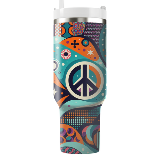 Groovy Peaceful Patterns Decorative Tumblers