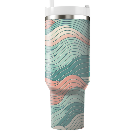 Sleek Retro Waves  Tumblers For Gifts