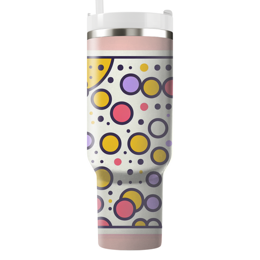 Playful Polka Dot Fusion  Custom Tumblers