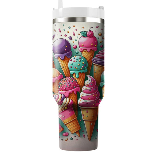 Retro Ice Cream  Unique Tumblers