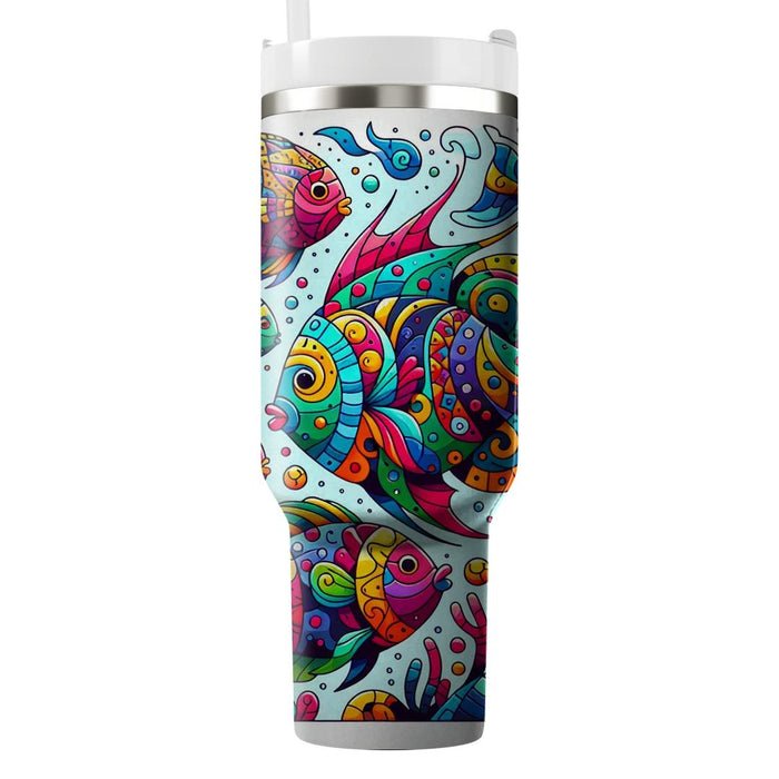 Funky Fish Fiesta  Decorative Tumblers