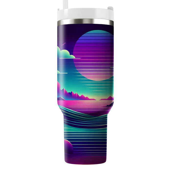 Vivid Synthwave  Custom Tumblers